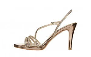 Sandały -187 587-1712 Rose 187097, Różowe złoto, Skóra ekologiczna | Bayla Discount