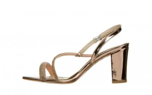 Sandały -187 380-1701 Rose 187036, Różowe złoto, Skóra ekologiczna | Bayla Discount