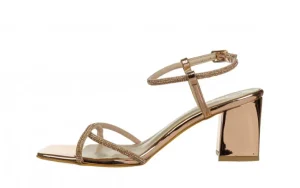 Sandały -187 1732 Rose 187032, Różowe złoto, Skóra ekologiczna | Bayla Hot