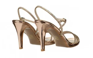 Sandały -187 587-1712 Rose 187097, Różowe złoto, Skóra ekologiczna | Bayla Discount