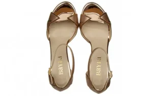 Sandały -187 587-1109 Rose 187091, Różowe złoto, Skóra ekologiczna | Bayla Discount