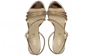 Sandały -187 587-1712 Rose 187097, Różowe złoto, Skóra ekologiczna | Bayla Discount