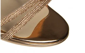 Sandały -187 587-1729 Rose 187120, Różowe złoto, Skóra ekologiczna | Bayla Fashion