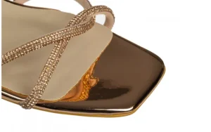 Sandały -187 1732 Rose 187032, Różowe złoto, Skóra ekologiczna | Bayla Hot