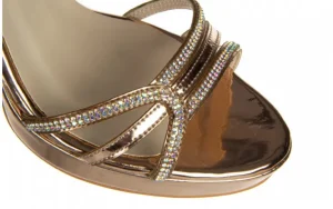 Sandały -187 557-717 Rose 187038, Różowe złoto, Skóra ekologiczna | Bayla New