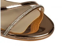 Sandały -187 587-1123 Rose 187043, Różowe złoto, Skóra ekologiczna | Bayla Best