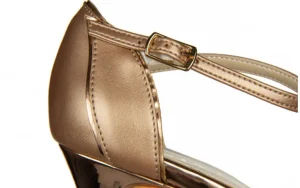 Sandały -187 587-1109 Rose 187091, Różowe złoto, Skóra ekologiczna | Bayla Discount