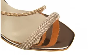 Sandały -187 380-1701 Rose 187036, Różowe złoto, Skóra ekologiczna | Bayla Discount