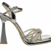 Sandały -187 201 Silver 187229, Srebrny, Skóra ekologiczna | Bayla Hot