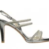 Sandały -187 587-1729 Silver 187100, Srebrny, Skóra ekologiczna | Bayla Outlet