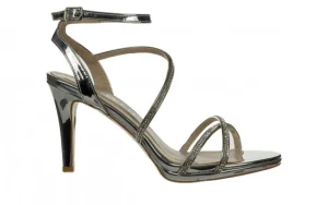 Sandały -187 587-9078 Silver 187054, Srebrny, Skóra ekologiczna | Bayla Best