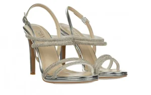Sandały -187 589-1729 Silver 187057, Srebrny, Skóra ekologiczna | Bayla Best
