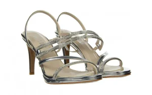 Sandały -187 587-1123 Silver 187117, Srebrny, Skóra ekologiczna | Bayla Sale