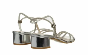 Sandały -187 07-1705 Silver 187227, Srebrny, Skóra ekologiczna | Bayla Best