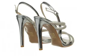 Sandały -187 589-1729 Silver 187057, Srebrny, Skóra ekologiczna | Bayla Best
