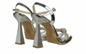 Sandały -187 201 Silver 187229, Srebrny, Skóra ekologiczna | Bayla Hot