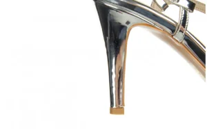 Sandały -187 587-9083 Silver 187137, Srebrny, Skóra ekologiczna | Bayla Clearance