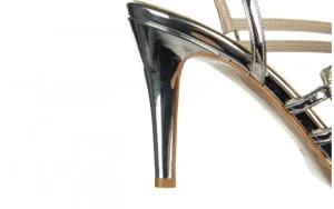 Sandały -187 587-1123 Silver 187117, Srebrny, Skóra ekologiczna | Bayla Sale