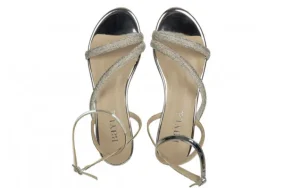 Sandały -187 1719 Silver 187112, Srebrny, Skóra ekologiczna | Bayla Fashion