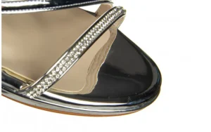 Sandały -187 587-1123 Silver 187117, Srebrny, Skóra ekologiczna | Bayla Sale