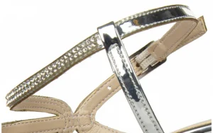 Sandały -187 557-717 Silver 187088, Srebrny, Skóra ekologiczna | Bayla Outlet