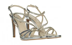 Sandały -187 589-531 Silver 187063, Złoty, Skóra ekologiczna | Bayla Clearance