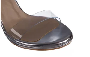 Sandały -187 589-571 Srebro, Skóra ekologiczna | Bayla Clearance