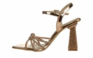 Sandały -187 201 T Rose Mirror 187149, Różowe Złoto, Skóra ekologiczna | Bayla New