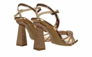 Sandały -187 201 T Rose Mirror 187149, Różowe Złoto, Skóra ekologiczna | Bayla New