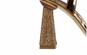 Sandały -187 201 T Rose Mirror 187149, Różowe Złoto, Skóra ekologiczna | Bayla New