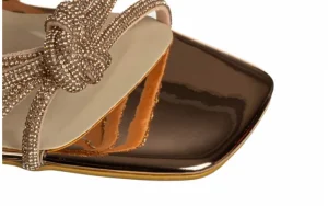 Sandały -187 201 T Rose Mirror 187149, Różowe Złoto, Skóra ekologiczna | Bayla New