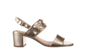 Sandały -065 4308059 Złoty, Skóra naturalna | Bayla Outlet