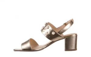 Sandały -065 4308059 Złoty, Skóra naturalna | Bayla Outlet