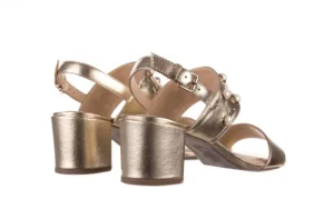 Sandały -065 4308059 Złoty, Skóra naturalna | Bayla Outlet