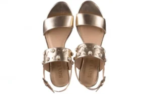 Sandały -065 4308059 Złoty, Skóra naturalna | Bayla Outlet