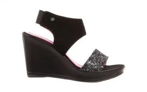 Sandały -157 B007-003-B Czarny, Skóra naturalna | Bayla Sale