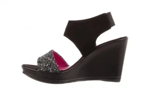 Sandały -157 B007-003-B Czarny, Skóra naturalna | Bayla Sale