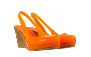 Sandały -064 Coco Orange Fluo, Pomarańczowy, Guma | Bayla New