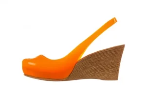 Sandały -064 Coco Orange Fluo, Pomarańczowy, Guma | Bayla New