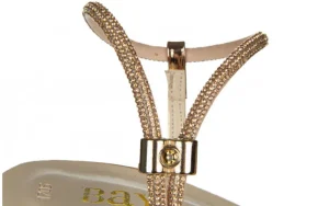 Sandały -187 ELLA-1705 Rose Mirror 187189, Różowe Złoto, Skóra ekologiczna | Bayla Discount