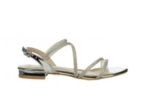 Sandały -187 YS-1774 Silver 187252, Srebrny, Skóra ekologiczna | Bayla Outlet