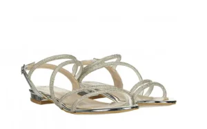 Sandały -187 YS-1774 Silver 187252, Srebrny, Skóra ekologiczna | Bayla Outlet