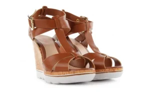 Sandały 457 721 At. Hazelnt, Brąz, Skóra naturalna | Dijean Fashion