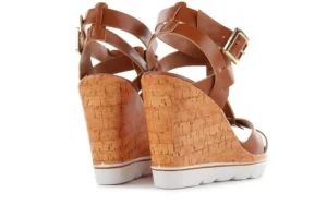 Sandały 457 721 At. Hazelnt, Brąz, Skóra naturalna | Dijean Fashion