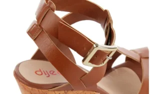 Sandały 457 721 At. Hazelnt, Brąz, Skóra naturalna | Dijean Fashion
