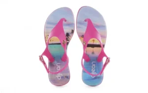 Sandały 261 985 Violet Coast, Róż, Guma | Dijean Fashion