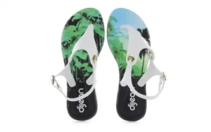 Sandały 261 985 Whit Palm Trees, Biały, Guma | Dijean Sale