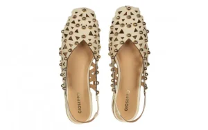 Sandały Calamus Off White 602206, Beżowy, Skóra naturalna | Gioseppo Outlet