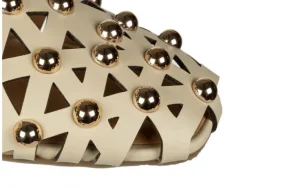 Sandały Calamus Off White 602206, Beżowy, Skóra naturalna | Gioseppo Outlet