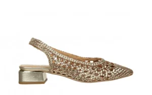 Sandały Piskove Platinium 602212, Złoty, Skóra naturalna | Gioseppo Clearance